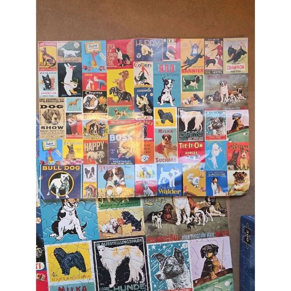 RE-MARKS RETRO DOGS LARGE PIECE 300 PIECE PUZZLE